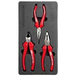 İzeltaş 3020 Opak Seri 3 Parça 160 mm Pense Seti