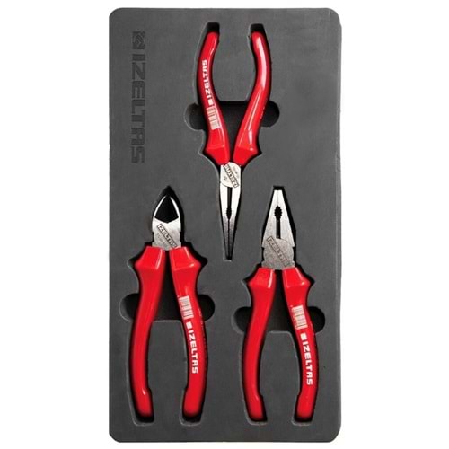 İzeltaş 3020 Opak Seri 3 Parça 160 mm Pense Seti