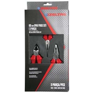 İzeltaş 3020 Opak Seri 3 Parça 160 mm Pense Seti