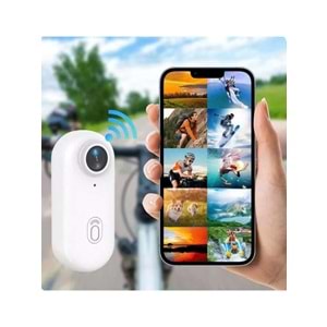 INOX-X605 2K Sport Yaka Kamerası (WiFi Üzerinden Akıllı Telefonla Eşleştirilir.)
