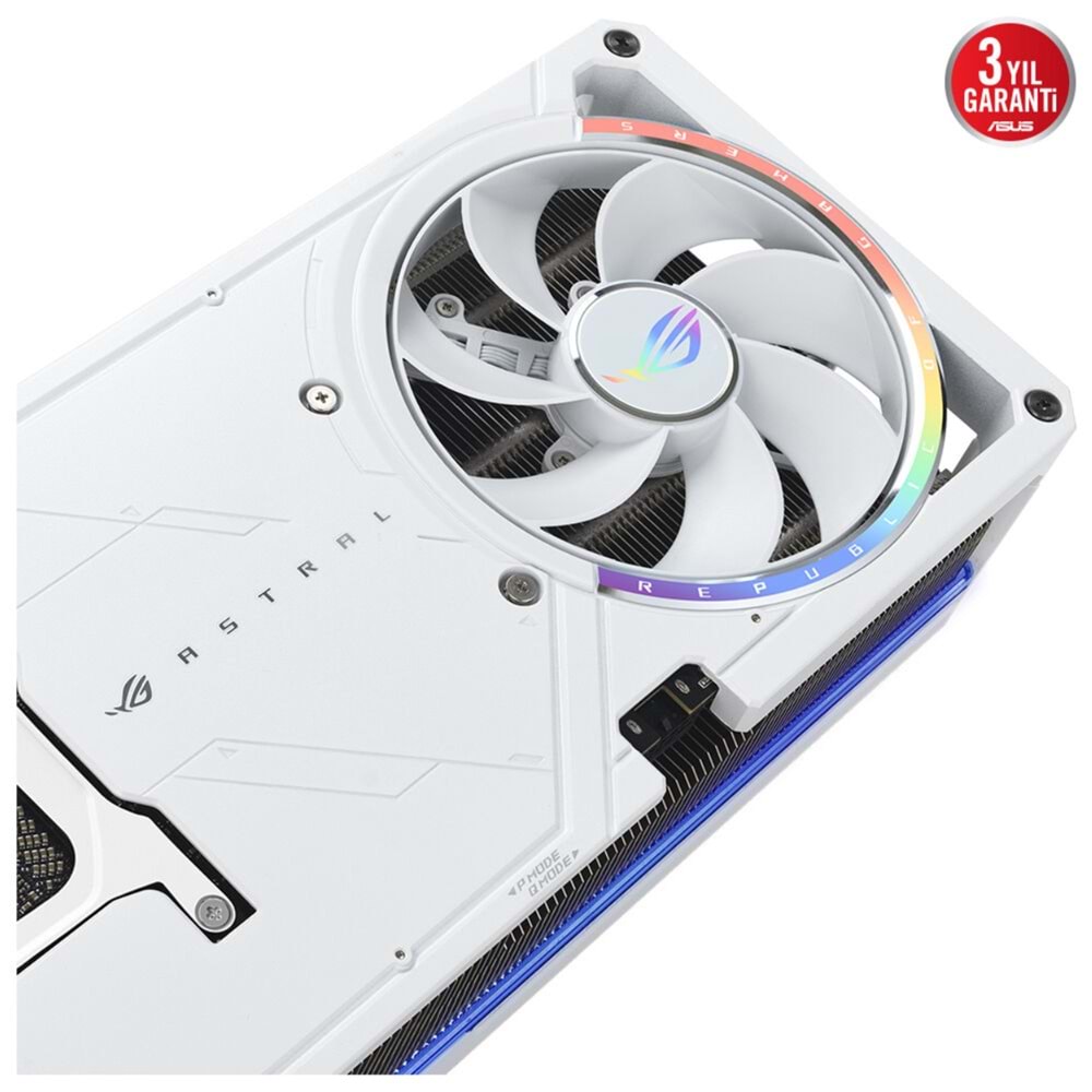Asus ROG-ASTRAL-RTX5090-O32G-WHITE 32GB 512Bit GDDR7 DP/HDMI PCI 5.0 Ekran Kartı