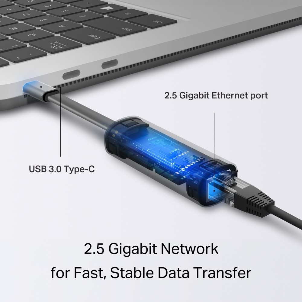 TP-Link UE302C USB Type-C to 2,5 Gigabit Ethernet Ağ Adaptörü