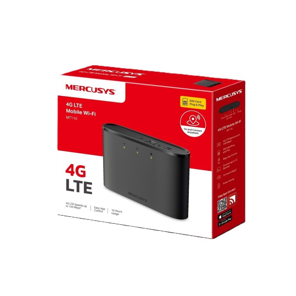 Mercusys MT110 4g Lte Şarjlı Taşınabilir Modem