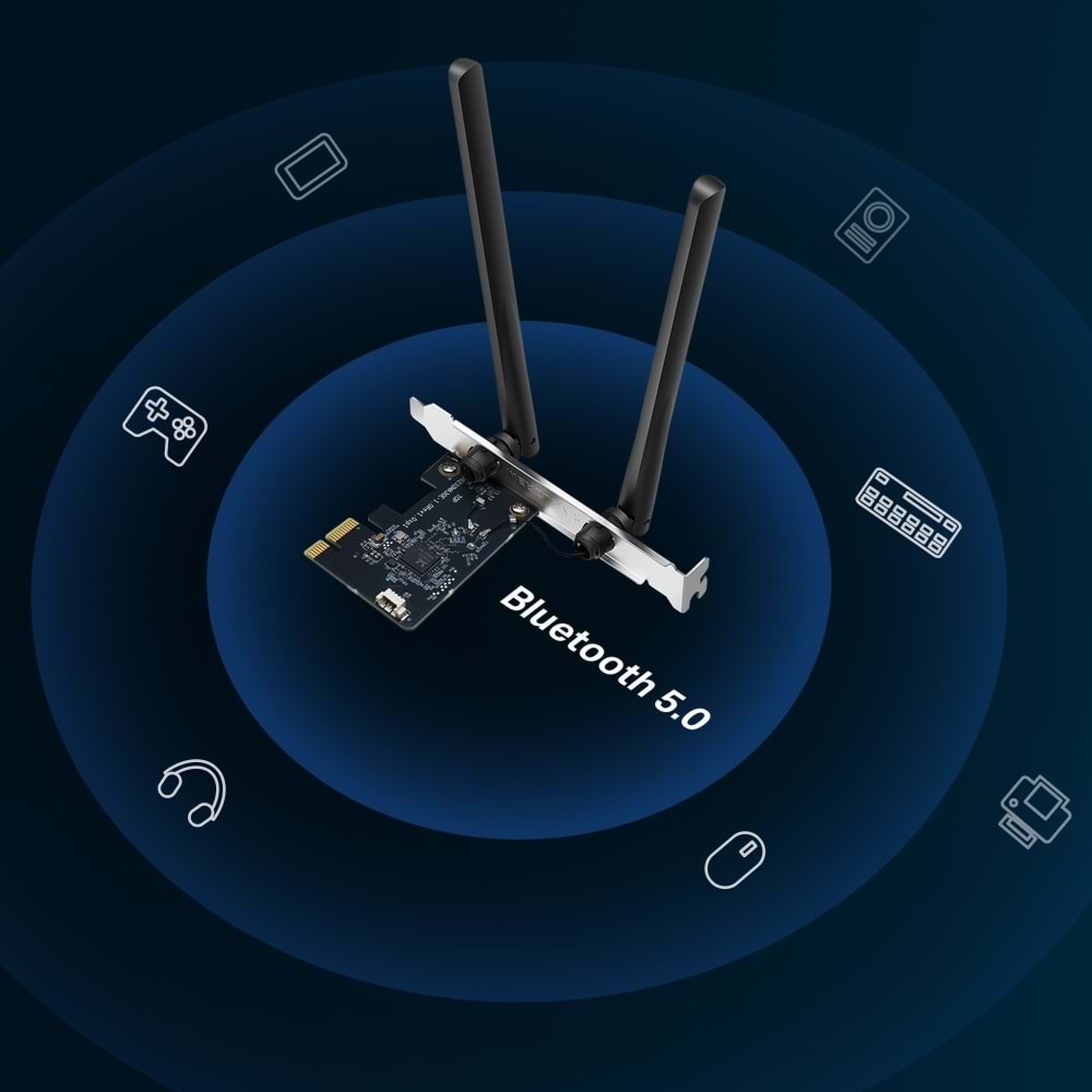 Mercusys MA30E Ac1200 Dual-band Wi-fi Bluetooth Pcı Express Adapter
