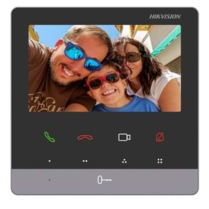 Hikvision DS-KH6100-E1 Alarm IP görüntülü kapı giriş sistemi için 4,3 inç monitör.