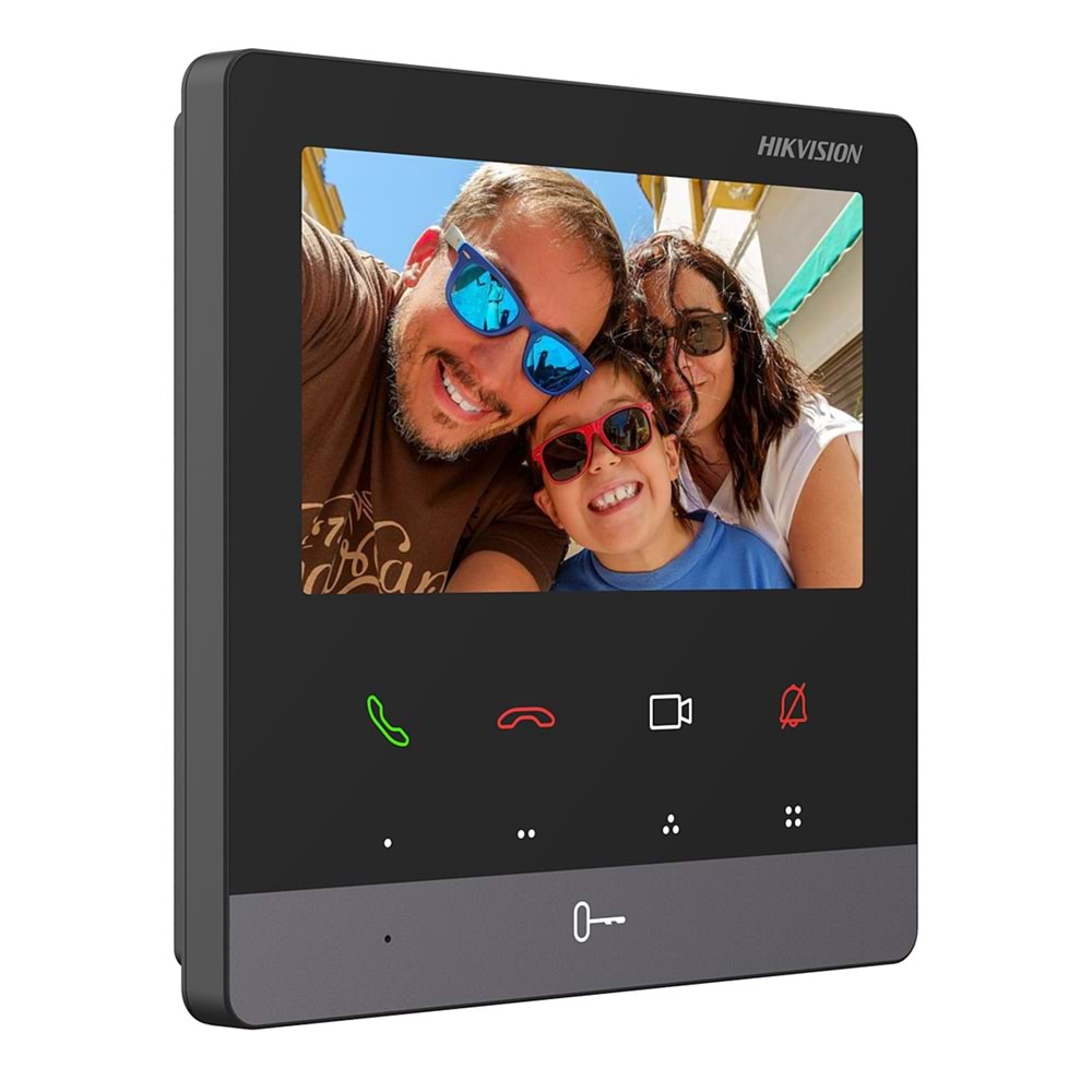 Hikvision DS-KH6100-E1 Alarm IP görüntülü kapı giriş sistemi için 4,3 inç monitör.