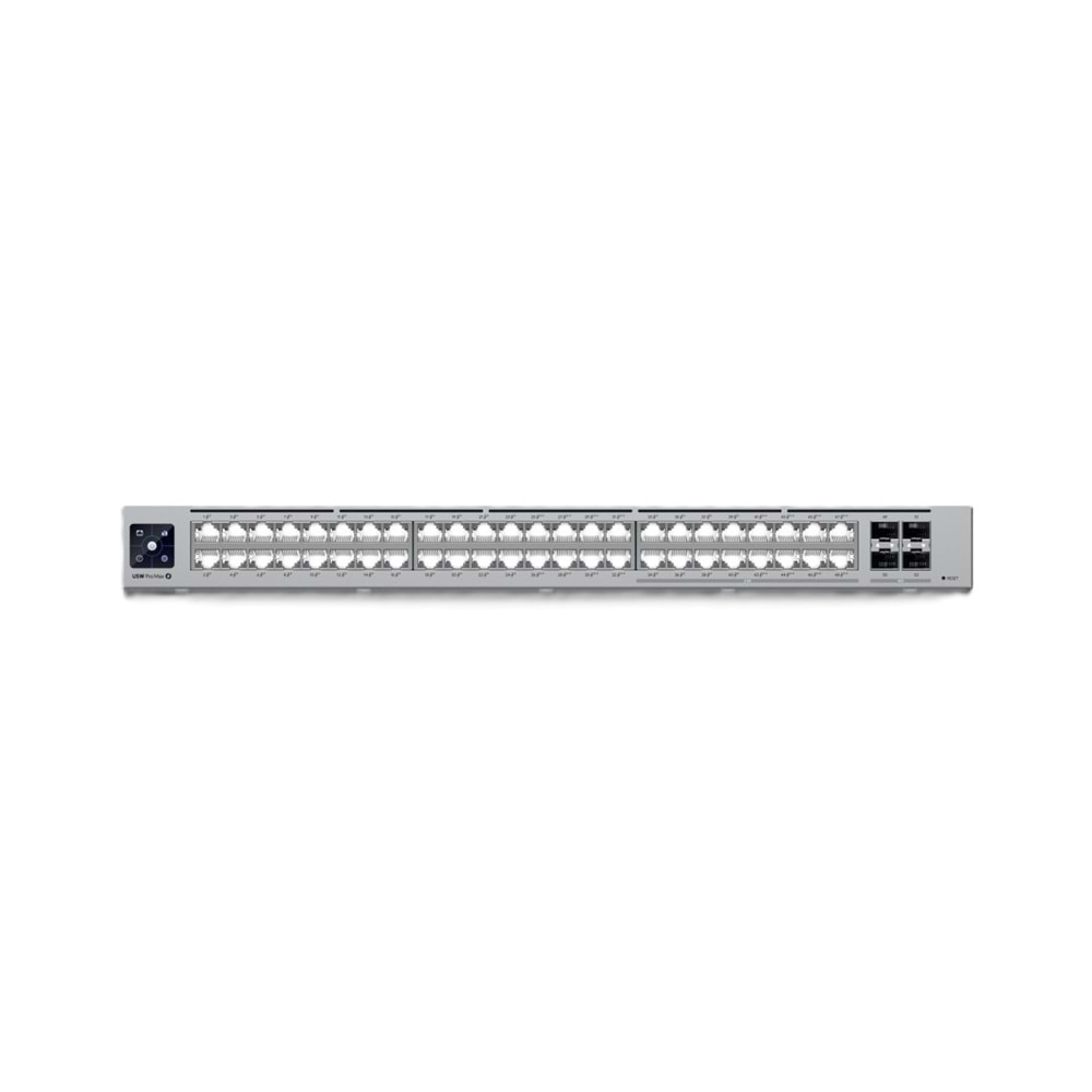 UBNT USW-Pro-Max-48-PoE 48 Port 10/100/1000 Mbps PoE++ 2.5G 4x10GSFP+ Yönetilebilir 720W Poe Switch