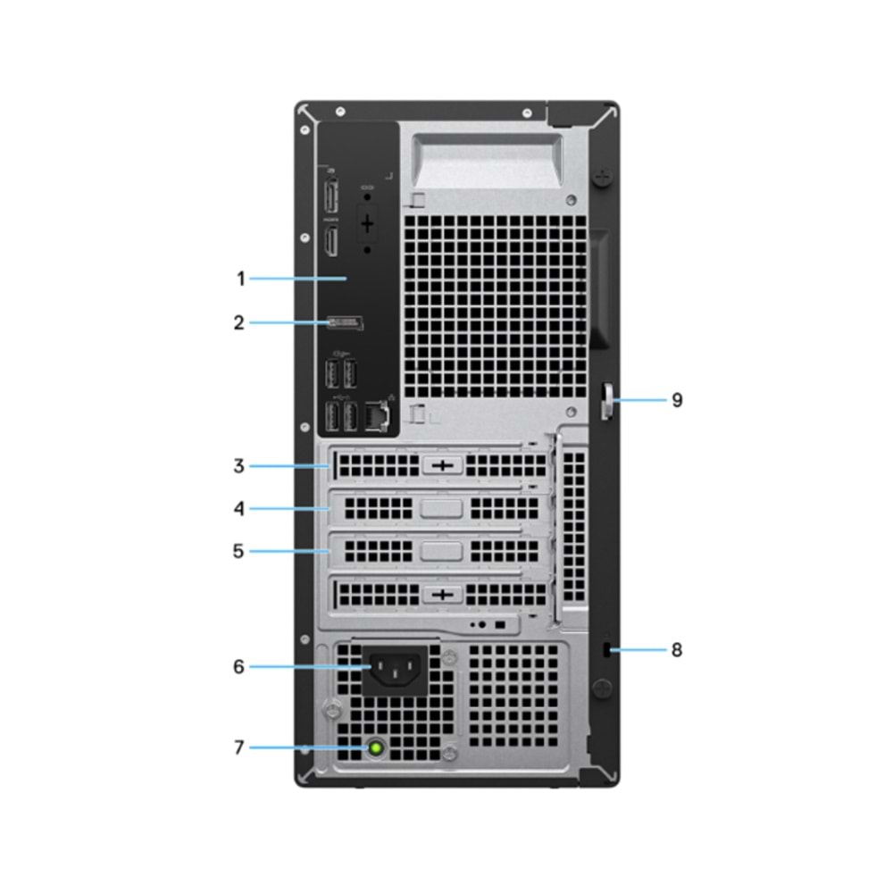 Dell Tower ECT1250-RPLSR003-U i5-14400 16 GB 512 GB SSD Ubuntu Masaüstü Bilgisayar