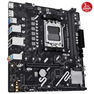 Asus PRIME A620AM-K A620A DDR5 USB3.2 M.2 DP/HDMI PCI 4.0 AM5 Anakart