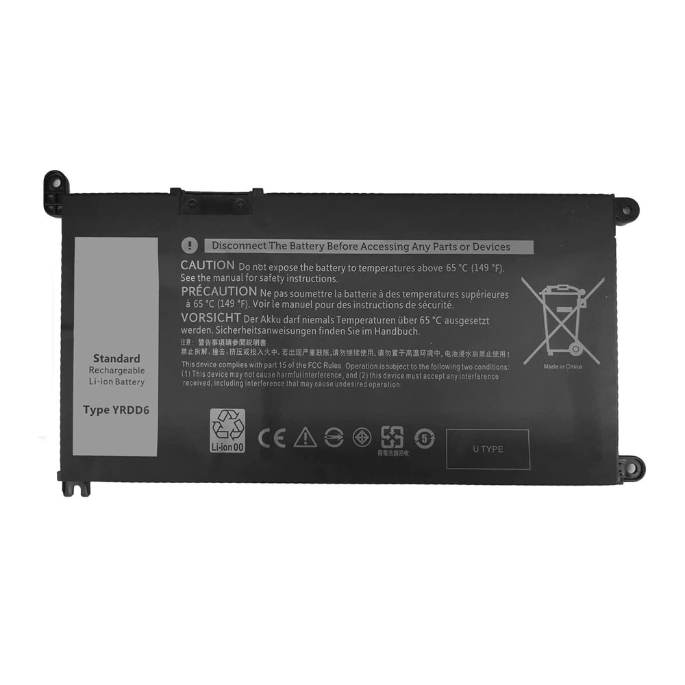 Dell Inspiron 5490, 5590, YRDD6 Uyumlu Notebook Bataryası