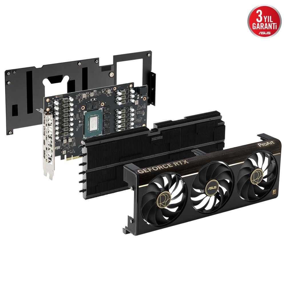 Asus PROART-RTX5080-O16G OC 16GB GDDR7 256Bit HDMI-DP-USB-C Ekran Kartı