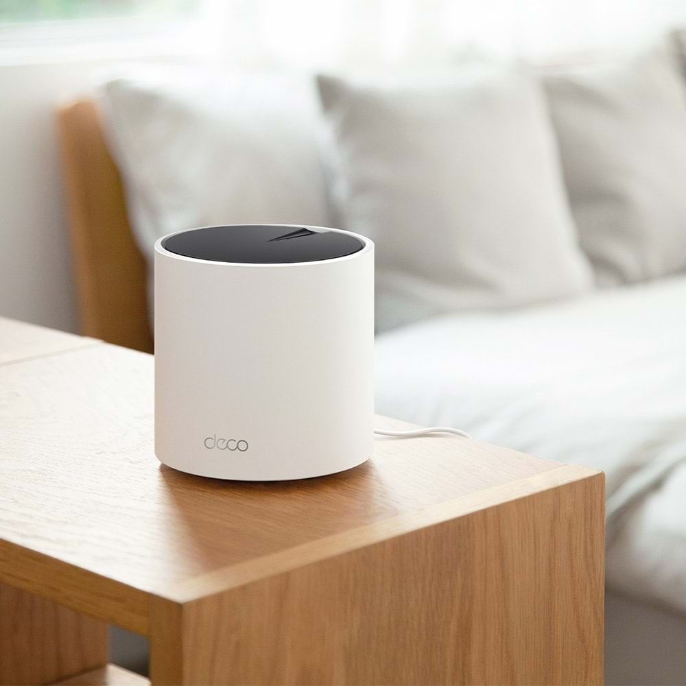 Deco X55 3lü Wi-Fi 6 AX3000 Tüm Evi Kapsayan Mesh WiFi Sistemi