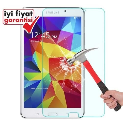 Samsung Galaxy Tab 4 SM-T330 Kırılmaz Cam 9H Temperli Ekran