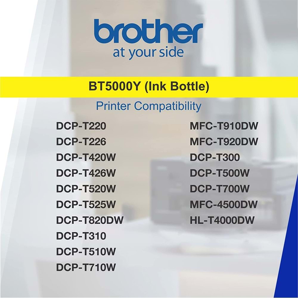 Brother BT5000Y Sarı Orjinal Kartuş T300, T500W, T800W