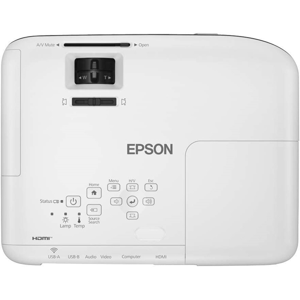 Epson EB-W51 3Lcd (1280x800) 4000Al 16.000:1 Hdmı,Vga,Usb Projeksiyon