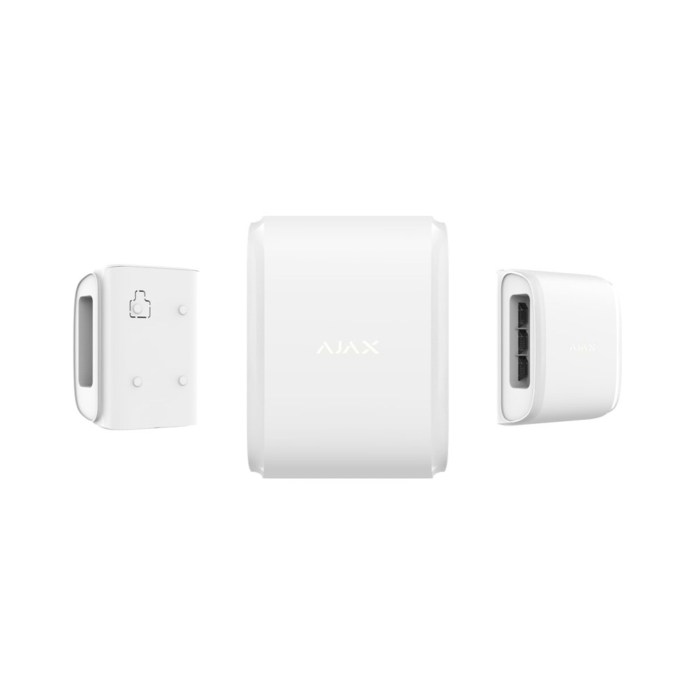 Ajax DualCurtain Outdoor Kablosuz Çift Taraflı Perde Tipi Dış Mekan Hareket Dedektörü - Beyaz