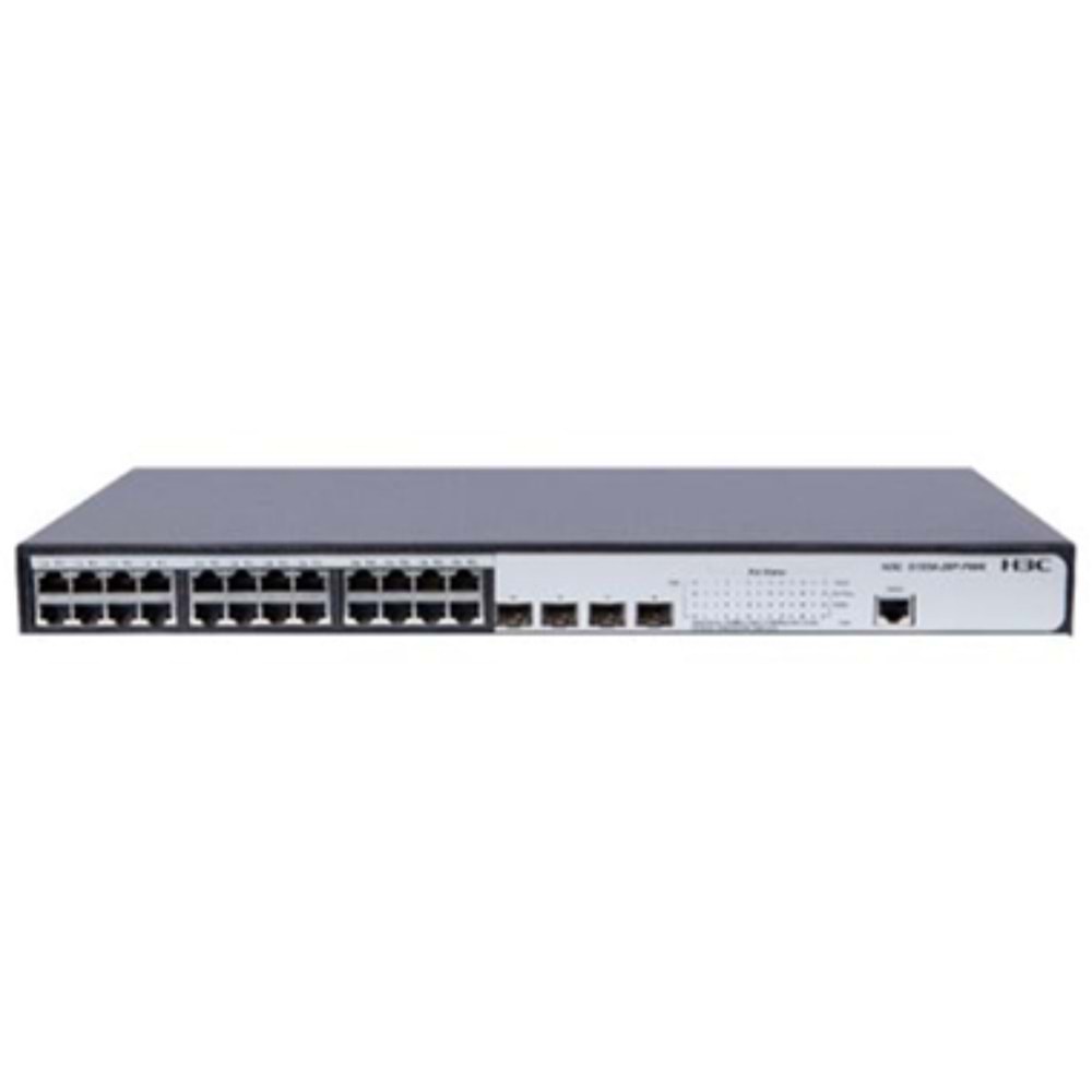 H3C S1850-28P 24 Port 10/100/1000 4xSFP Web Yönetilebilir Switch (9801A1Q8)