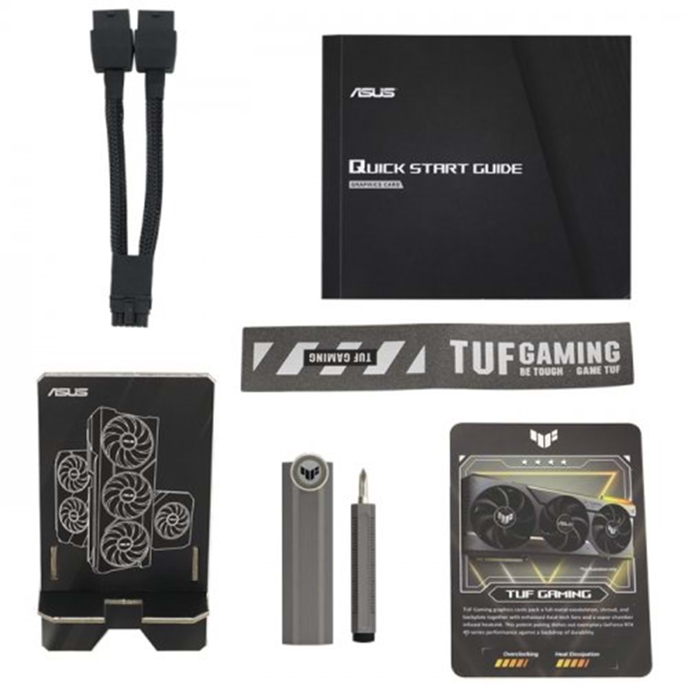 Asus TUF Gaming GeForce RTX 4070 Ti TUF-RTX4070TI-12G-GAMING 12GB GDDR6X 192Bit DX12 Gaming (Oyuncu) Ekran Kartı