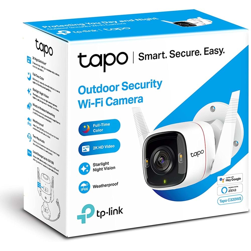 TP-Link Tapo C320WS Dış Mekan Wi-Fi Güvenlik Kamerası