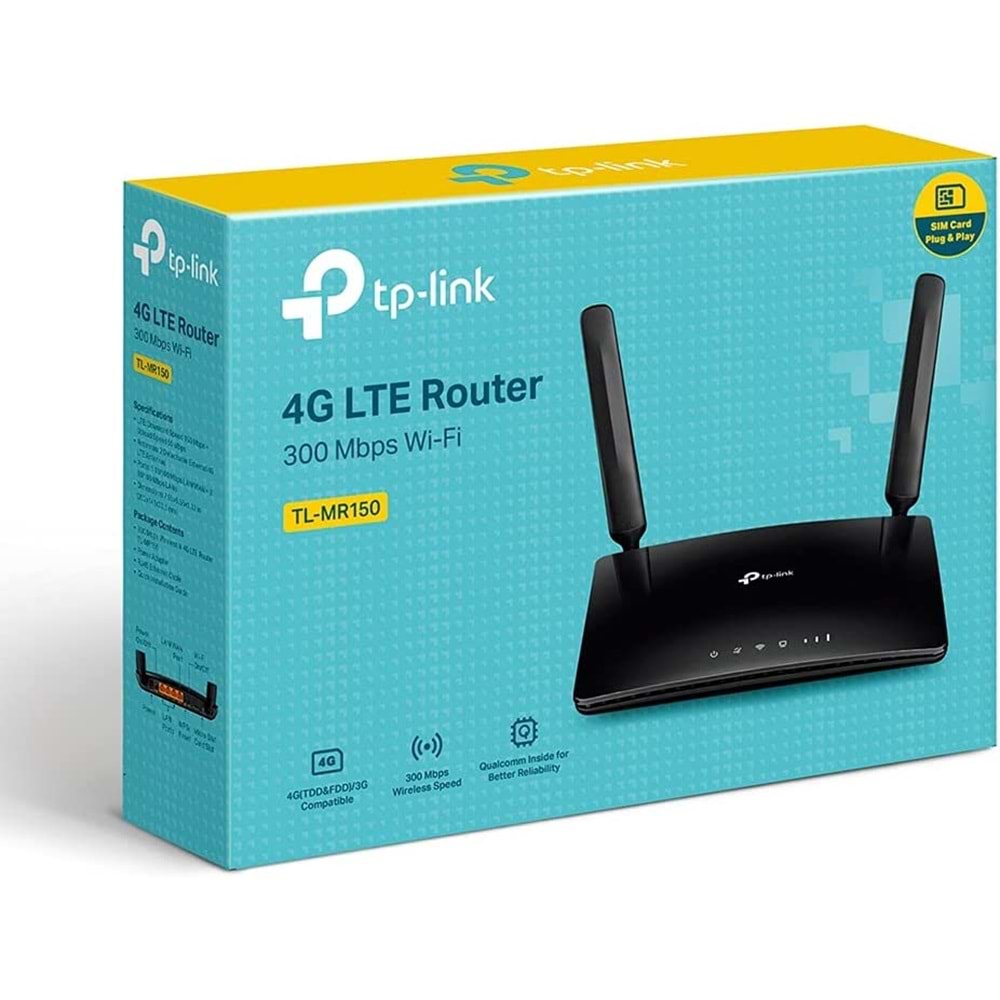 TP-Link TL-MR150, N300 Mbps Kablosuz 4G LTE Router