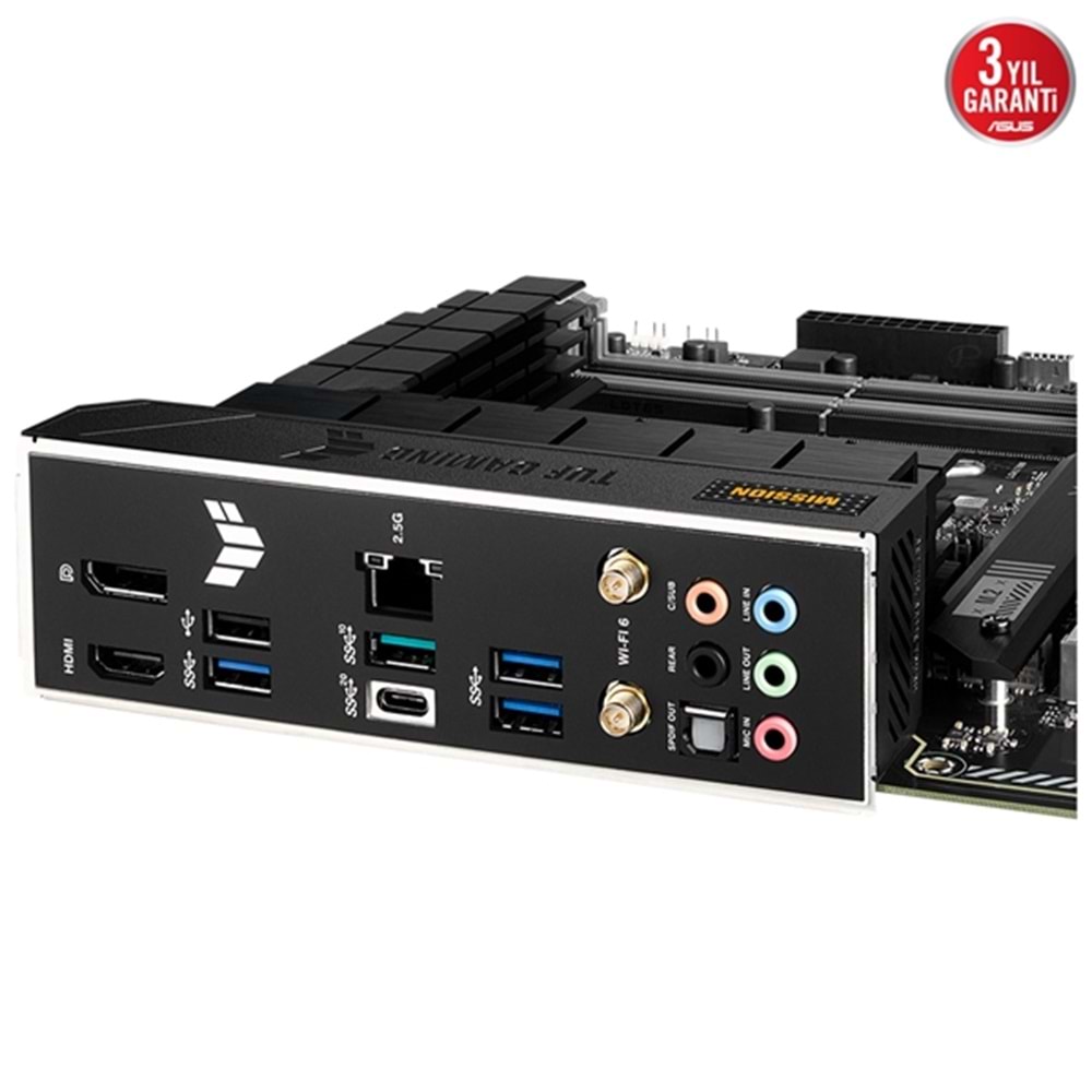 Asus TUF Gaming B760-Plus Wifi DDR5 HDMI-DP PCIE 4.0 1700P ATX Anakart