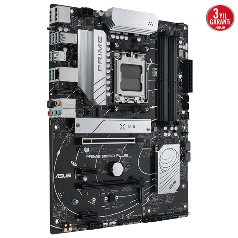 Asus Prime B650-Plus AMD B650 6400 MHz (OC) DDR5 Soket AM5 ATX Anakart