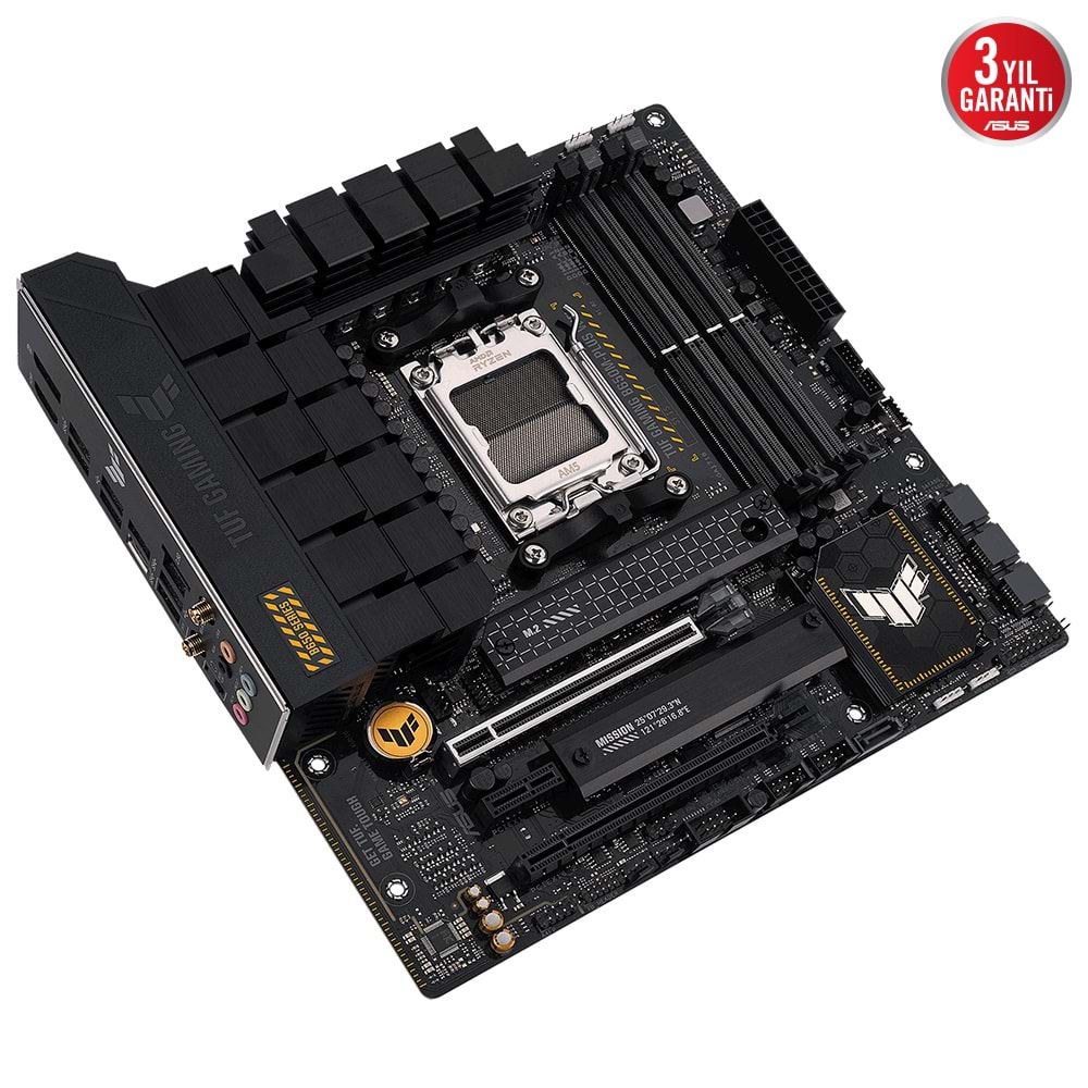 Asus TUF Gaming B650M-Plus WIFI AMD B650 6400 (OC) DDR5 Soket AM5 mATX Anakart