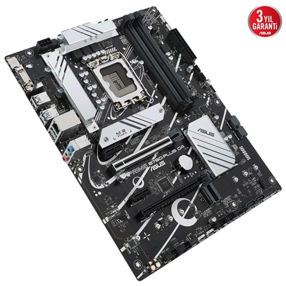 Asus Prime B760-PLUS D4 Intel B760 5066 MHz (OC) DDR4 Soket 1700 ATX Anakart
