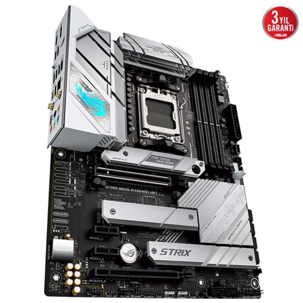 Asus ROG Strix B650-A Gaming WIFI AMD B650 6400 MHz (OC) DDR5 Soket AM5 ATX Anakart