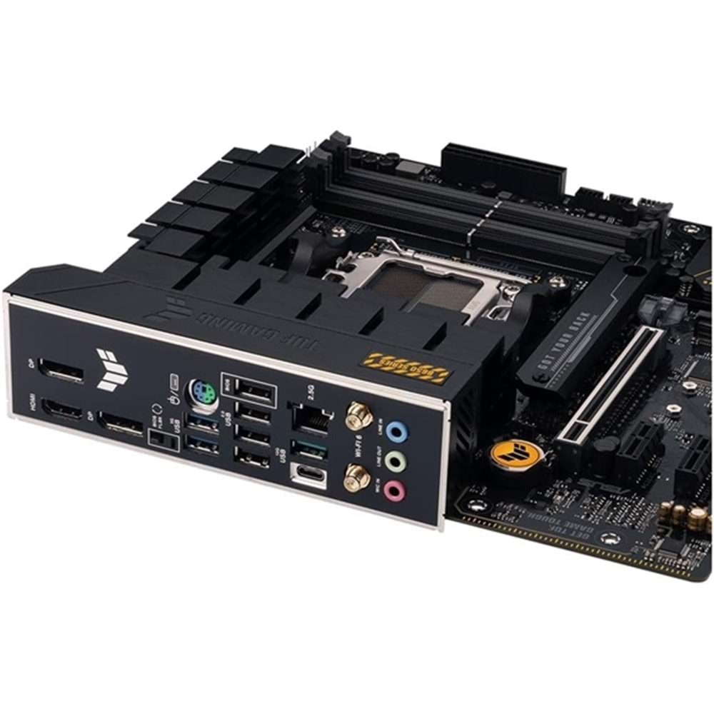Asus TUF Gaming B650M-E WiFi AMD B650 6400 MHz (OC) DDR5 M.2 AM5 Micro ATX Anakart