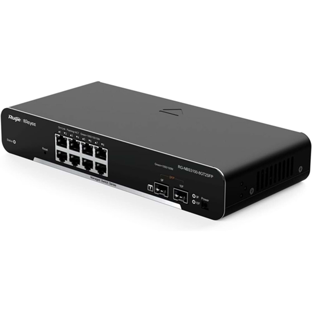 Ruijie Reyee RG-NBS3100-8GT2SFP 8 Port 10/100/1000 2 SFP Gigabit Switch