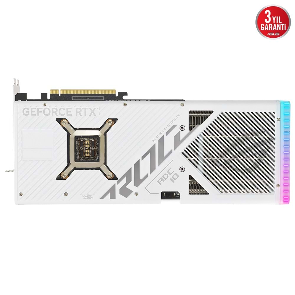 Asus GeForce ROG Strix RTX4090 O24G White RTX4090 24 GB 384 Bit GDDR6X Gaming Ekran Kartı