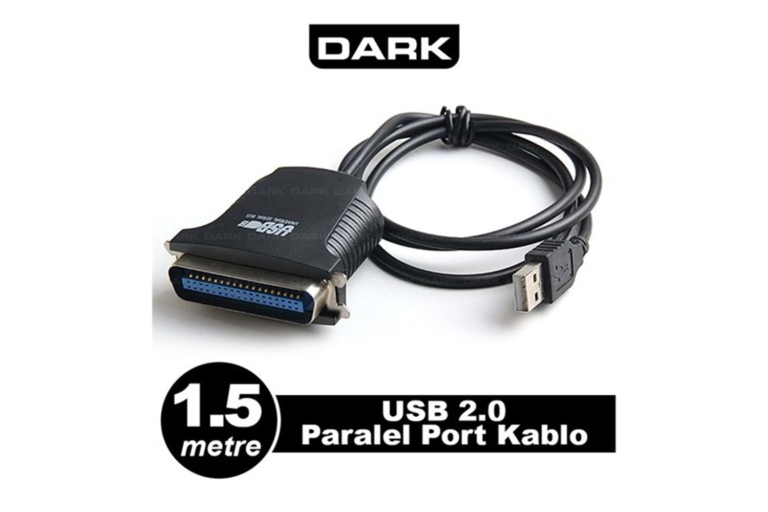 Dark USB/LPT Dönüştürücü Printer Kablosu 150cm DK-CB-USB2XLPT