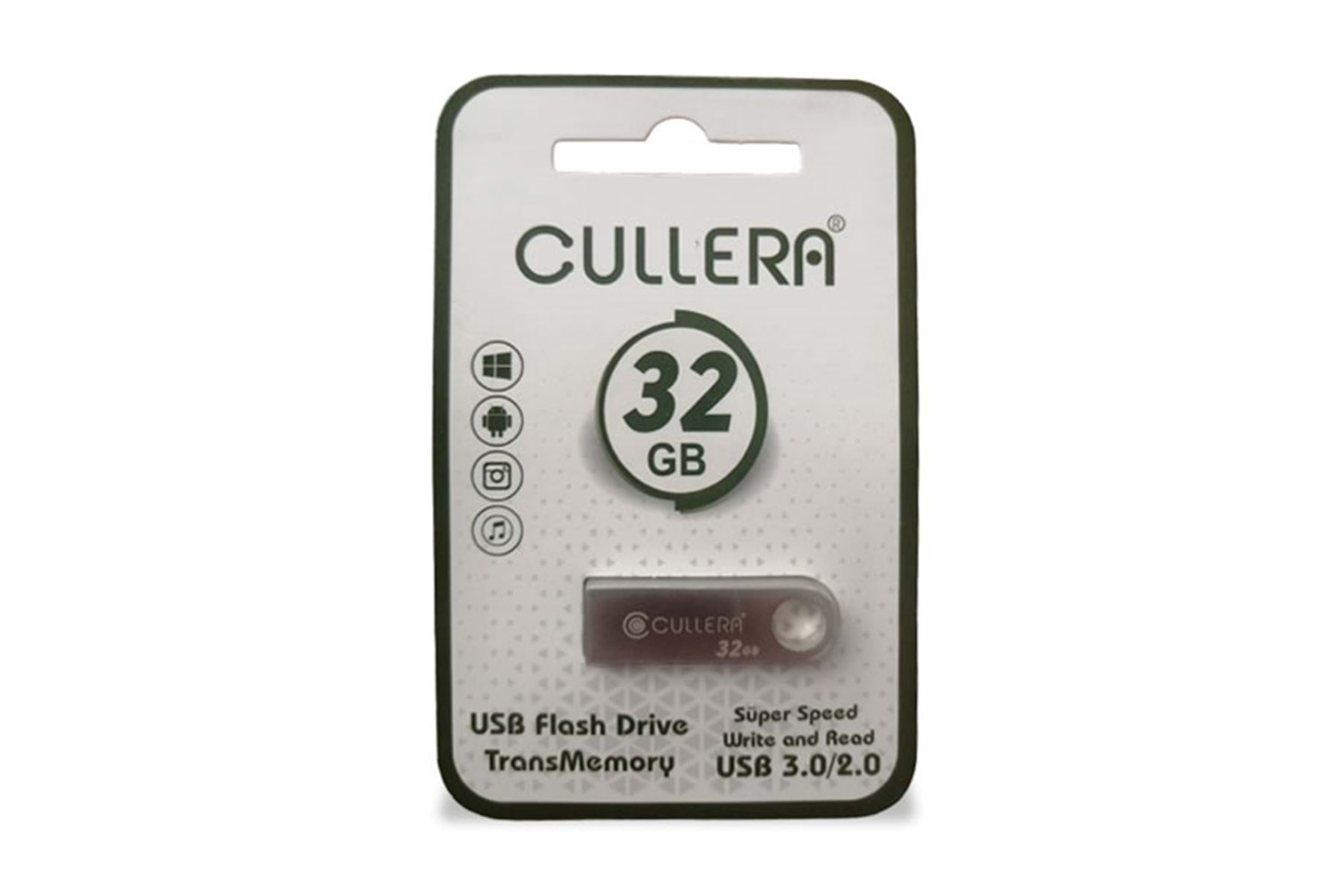 Cullera 32GB USB 2.0 Metal Usb Flash Bellek