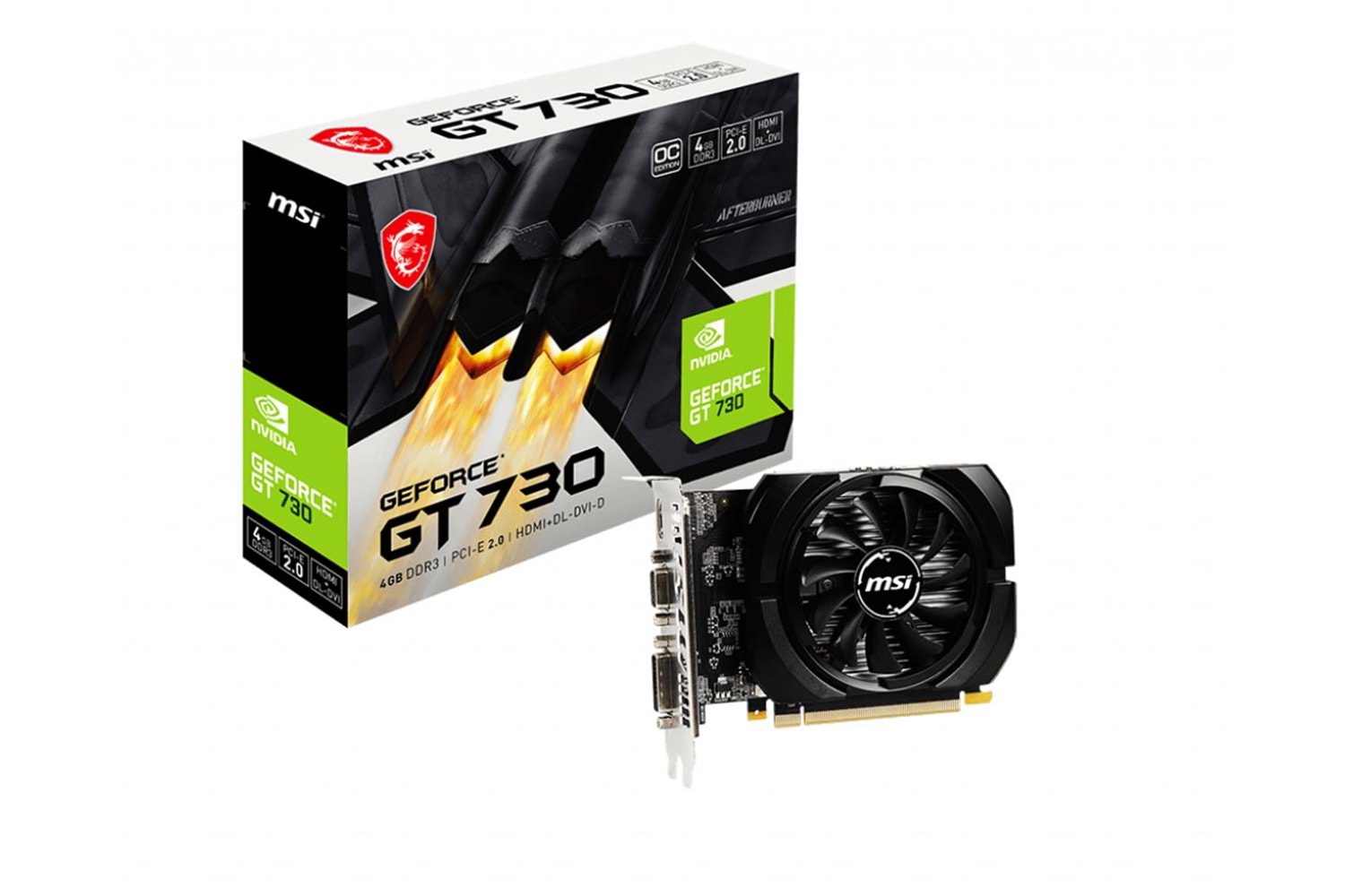 Msi GeForce GT 730 N730K-4GD3/OC 4GB DDR3 64Bit DX12 Gaming (Oyuncu) Ekran Kartı