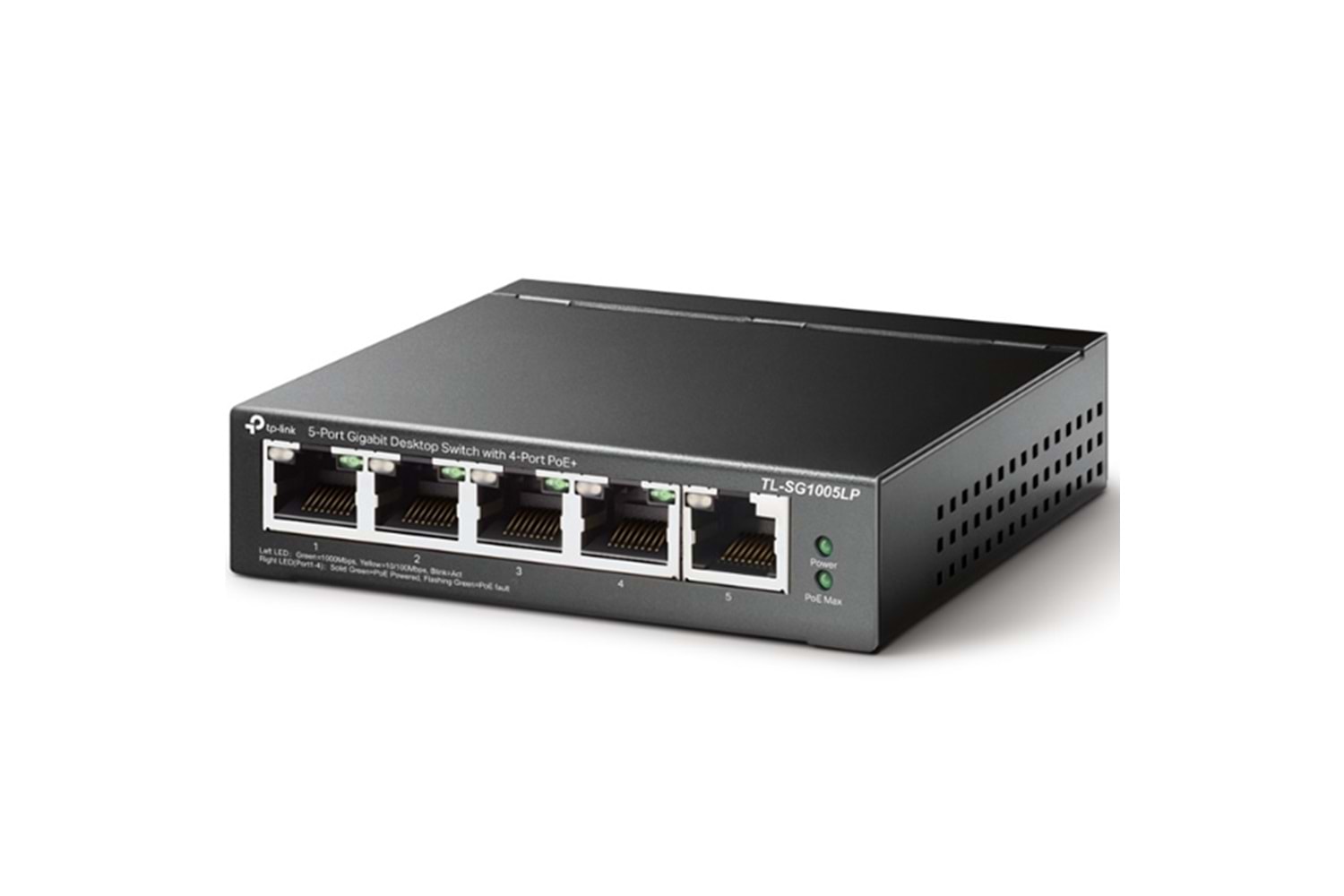 TP-Link TL-SG1005LP 5 Port 4xPoE+ (40W) Gigabit Masaüstü Switch