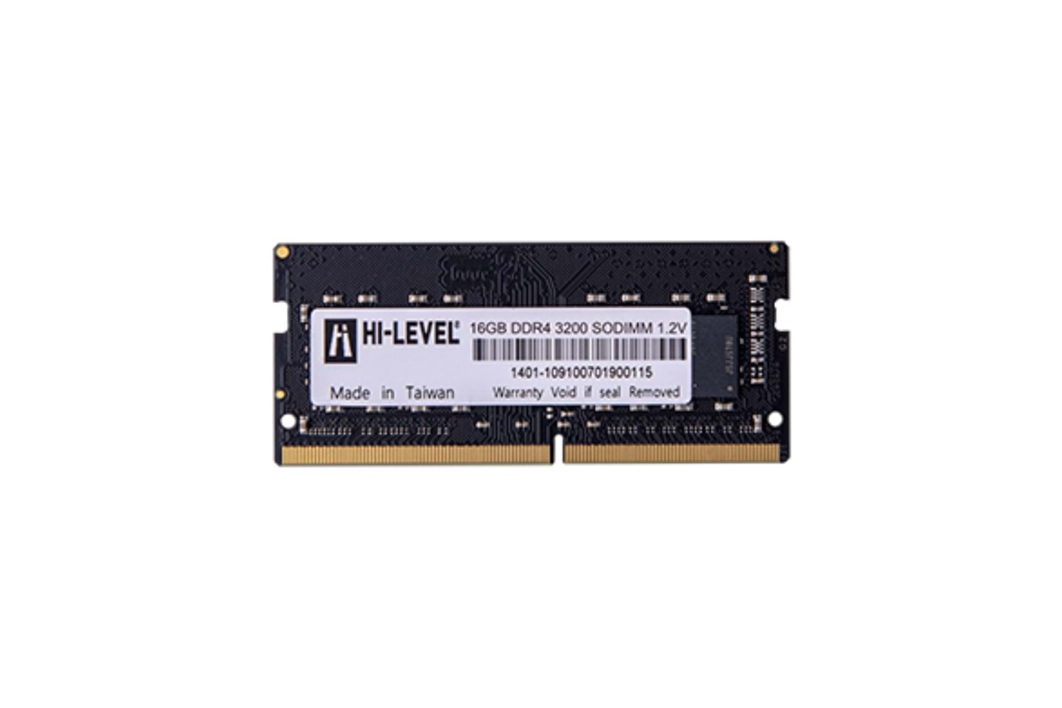 Hi-Level 16GB 3200MHz DDR4 Notebook Ram 1.2V HLV-SOPC25600D4/16G