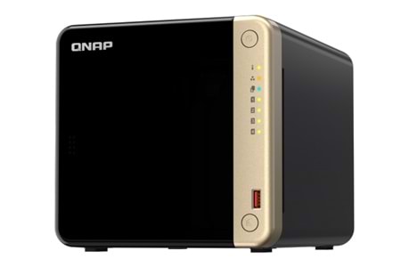 Qnap TS-464-4G Tower NAS Depolama Ünitesi (4GB RAM - 4 HDD Yuvalı)