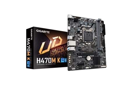 Gigabyte H470M K 1.0 Intel H470 3200 MHz (OC) DDR4 Soket 1200 mATX Anakart