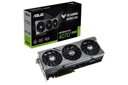 Asus NVIDIA GeForce RTX 4070 Ti Super TUF Gaming OC TUF-RTX4070TIS-O16G-GAMING 16 GB GDDR6X 256 Bit Ekran Kartı