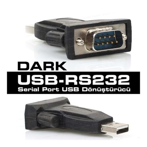 Dark USB 2.0 - RS232 Seri Port Dönüştürücü (DK-AC-USB2RS232)