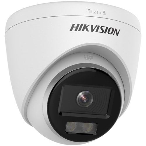 Hikvision DS-2CD1347G0-LUF 4MP ColorVu IP IR Turret Kamera H.265+, Dahili Mikrofon