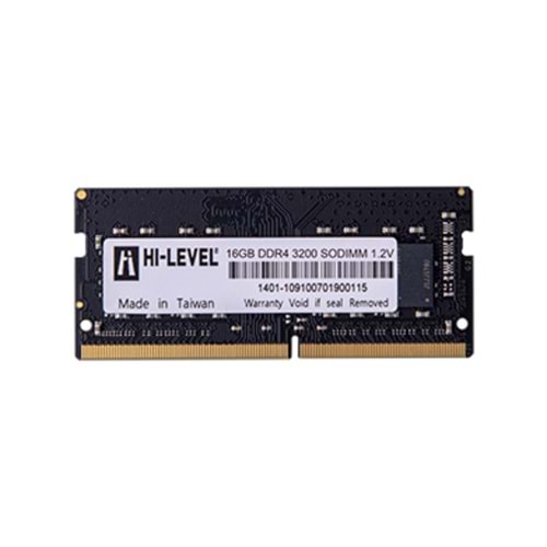 Hi-Level 16GB 3200MHz DDR4 Notebook Ram 1.2V HLV-SOPC25600D4/16G