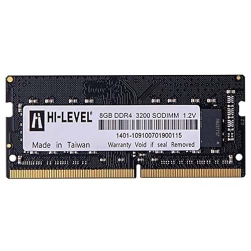 Hi-Level 8GB 3200MHz DDR4 Notebook Ram 1.2V HLV-SOPC25600D4/8G