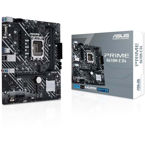 Asus Prime H610M-E D4 Intel H610 3200 MHz DDR4 LGA 1700 mATX Anakart