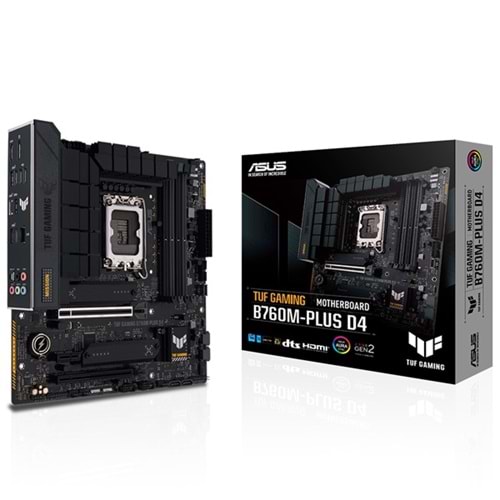 Asus TUF Gaming B760M-PLUS D4 B760 DDR4 M.2 DP/HDMI PCI 5.0 1700p Anakart