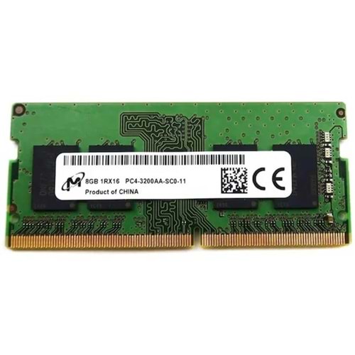 Micron 1RX16 PC4-3200AA-SC0-11 8 GB DDR4 3200 MHz Ram