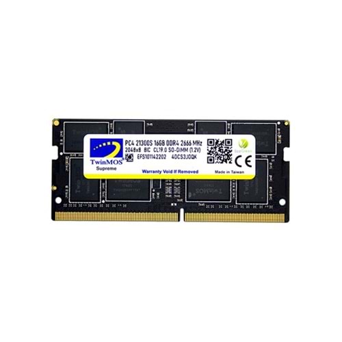 Twinmos MDD416GB2666N DDR4 16 GB 2666 MHz Notebook Ram