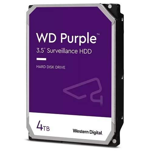 WD Purple WD43PURZ 4TB 3.5¨ 5400RPM 256MB SATA 6GB/s 7x24 Güvenlik Diski