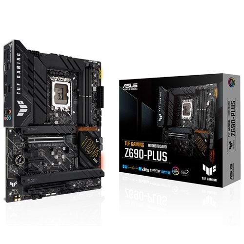 Asus TUF Gaming Z690-Plus Intel Z690 6000 MHz (OC) DDR5 Soket 1700 ATX Anakart